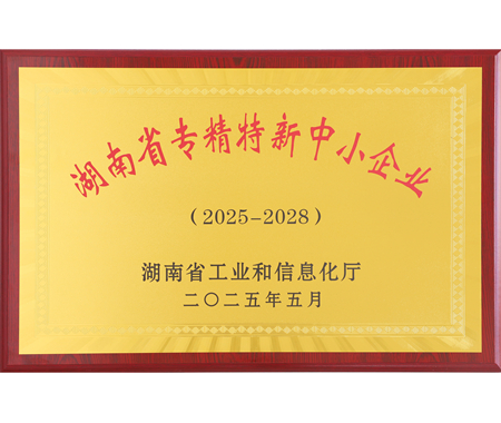 湖南省专精特新中小企业
